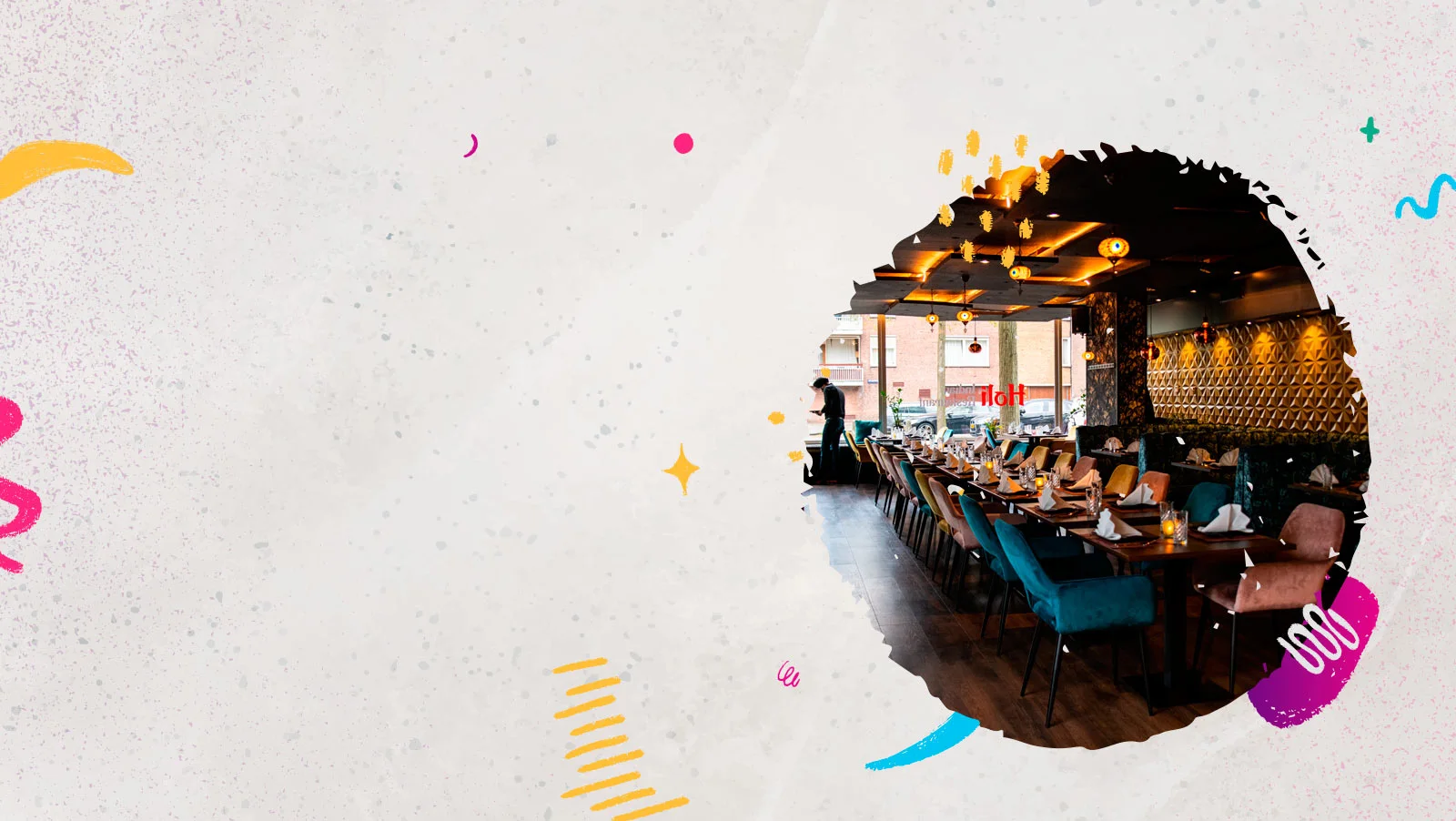 Holi Indian Restaurant Banner